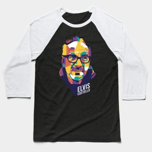 Elvis Costello WPAP Style Baseball T-Shirt